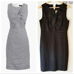 J Crew  Dress Petite drape knot